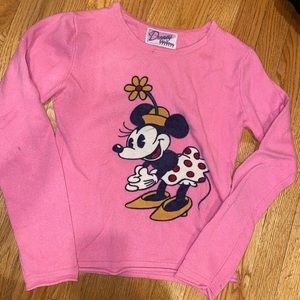 Authentic Vintage Disney Pink Cashmere Sweater